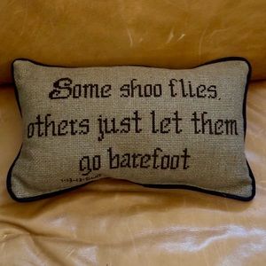 Cross-Stitched Pillow